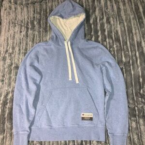 Champion Blue Hoodie Sweatshirt Casual Comfort